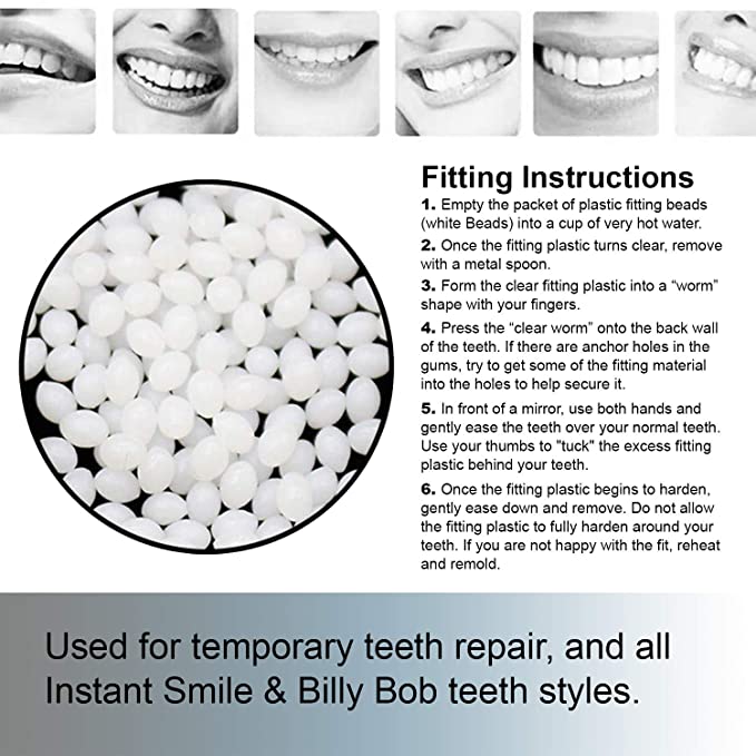 Billy Bob Costume Teeth - Redneck Dentures - Accessory, White