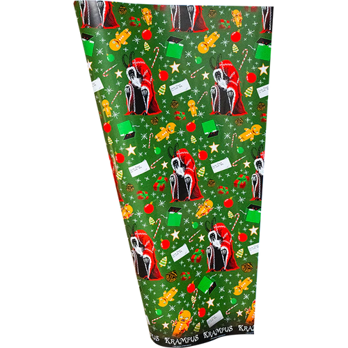 KRAMPUS - SEASONS GREETINGS WRAPPING PAPER