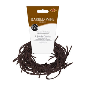 Rusty Barbed Wire Garland