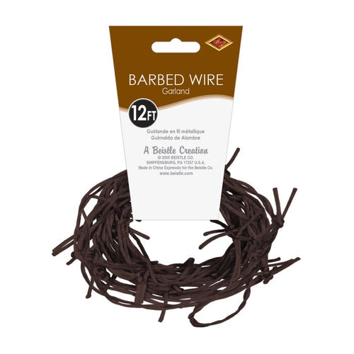 Rusty Barbed Wire Garland