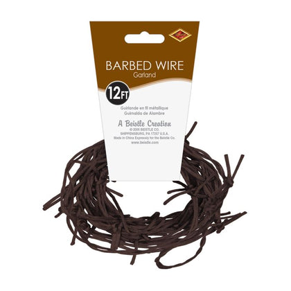 Rusty Barbed Wire Garland