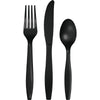 Assorted Plastic Cutlery 24ct | Black Velvet
