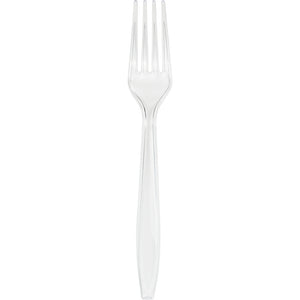 Clear Plastic Fork 24ct | Catering