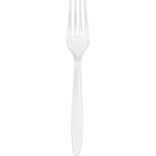 Clear Plastic Fork 24ct | Catering