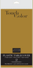 Glittering Gold Rectangular Plastic Table Cover | Solids