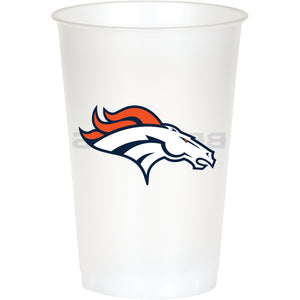 Denver Broncos 20oz Plastic Cups 8ct