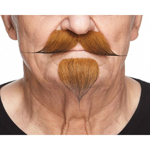 Colonel Sanders Handlebar mustache with a Goatee