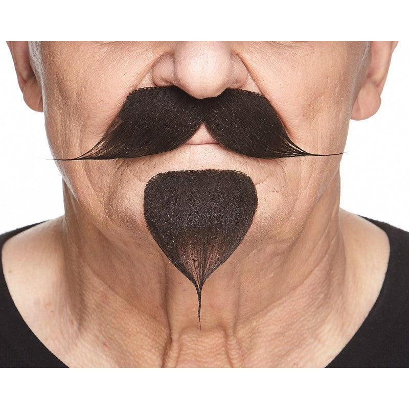 Colonel Sanders Handlebar mustache with a Goatee