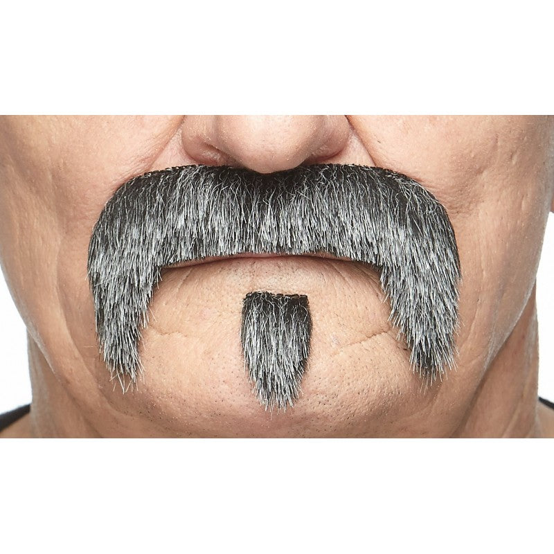Pointed Square Mustache and Tiny Gotee