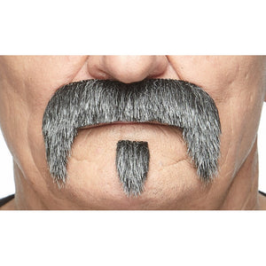 Pointed Square Mustache and Tiny Gotee