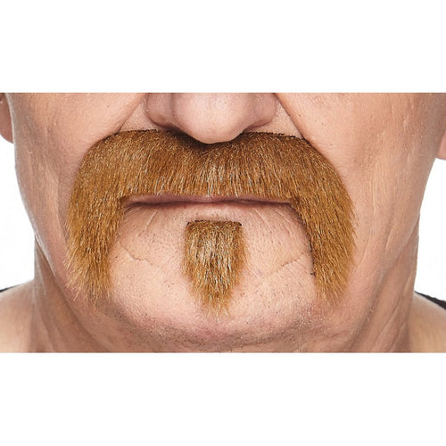 Pointed Square Mustache and Tiny Gotee