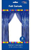 Metallic Fringe Curtain | Blue