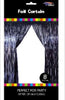 Metallic Fringe Curtain | Black