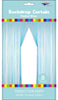 Metallic Fringe Curtain | Pastel Blue