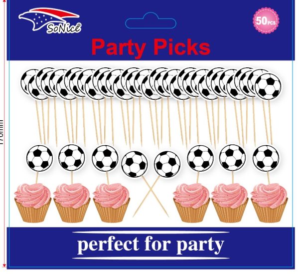 Fancy Party PICKS 50CT Soccer