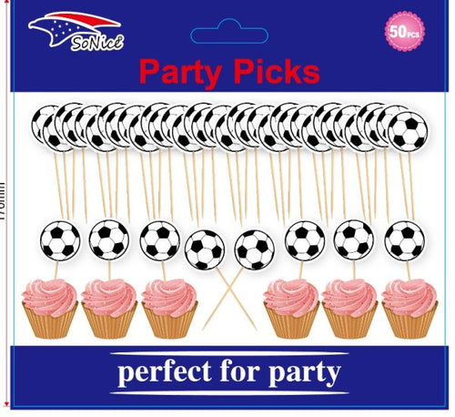 Fancy Party PICKS 50CT Soccer
