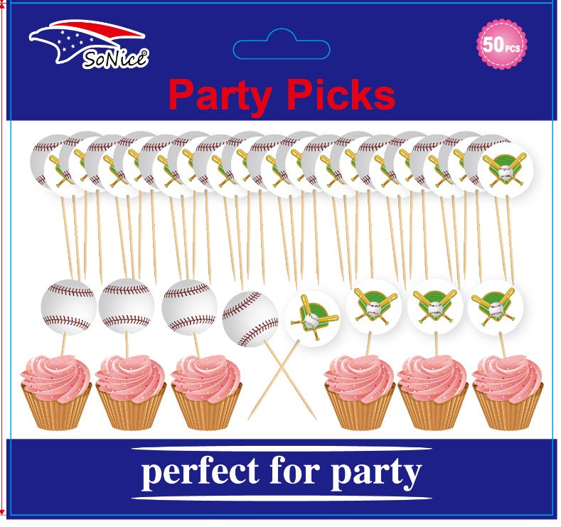 Fancy Party PICKS 50CT Baseball