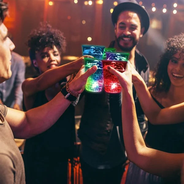 LED 16 oz. Disposable Party Cups - 24 Count