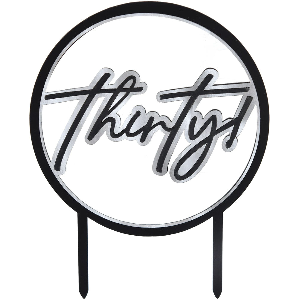 Hello Thirty Cake Topper