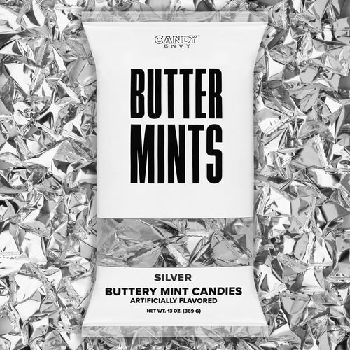 Silver Wrapper Buttermints 13oz