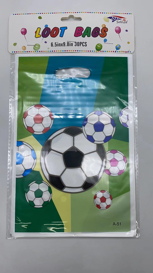 Soccer Loot Bags 30CT