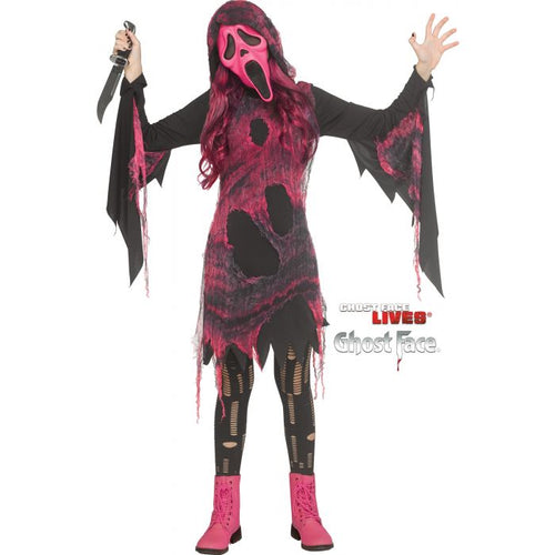 Pink Gauze Ghost Face® - Child