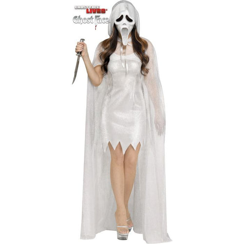 Silver 30th Anniversary Ladies Ghost Face® - Adult