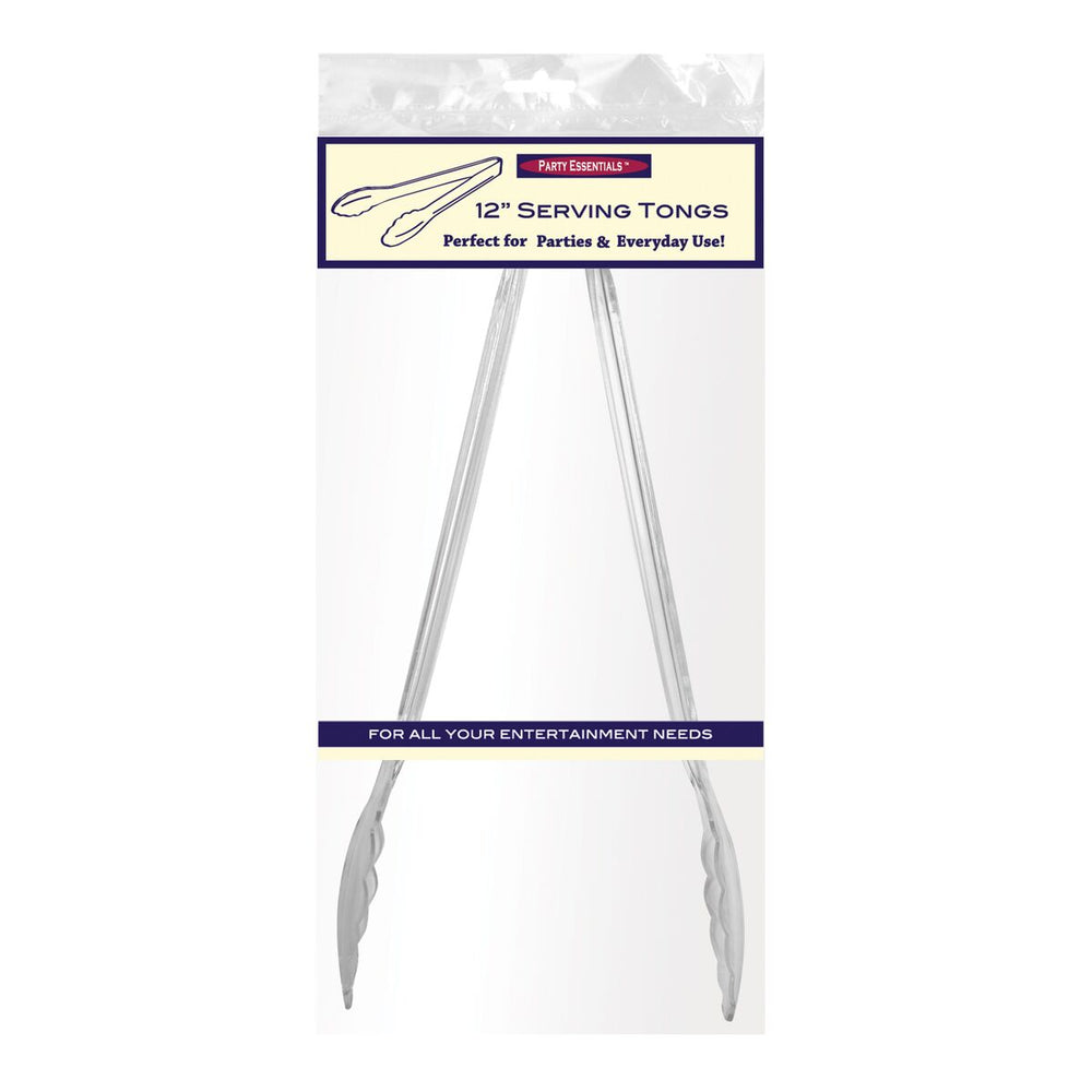 12" Tongs - Clear