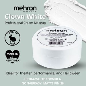 Clown White | Mehron 7oz