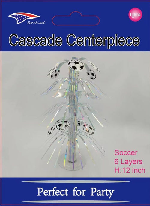 Soccer Cascade Centerpiece