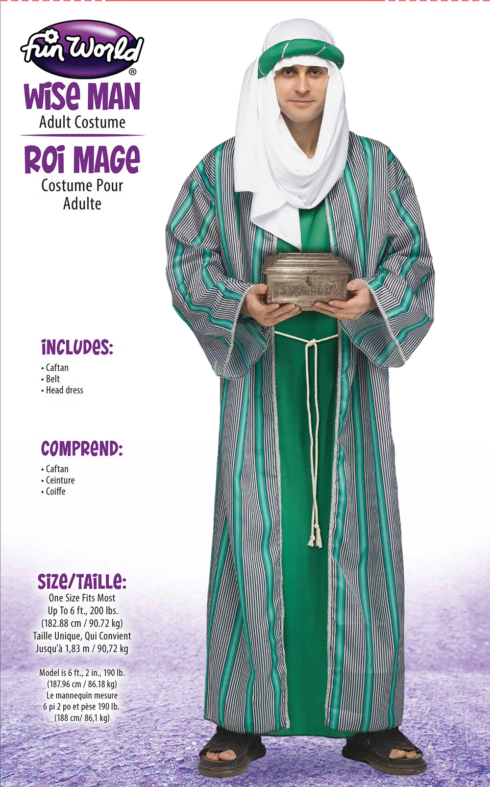 Green Wise Man - Adult Costume