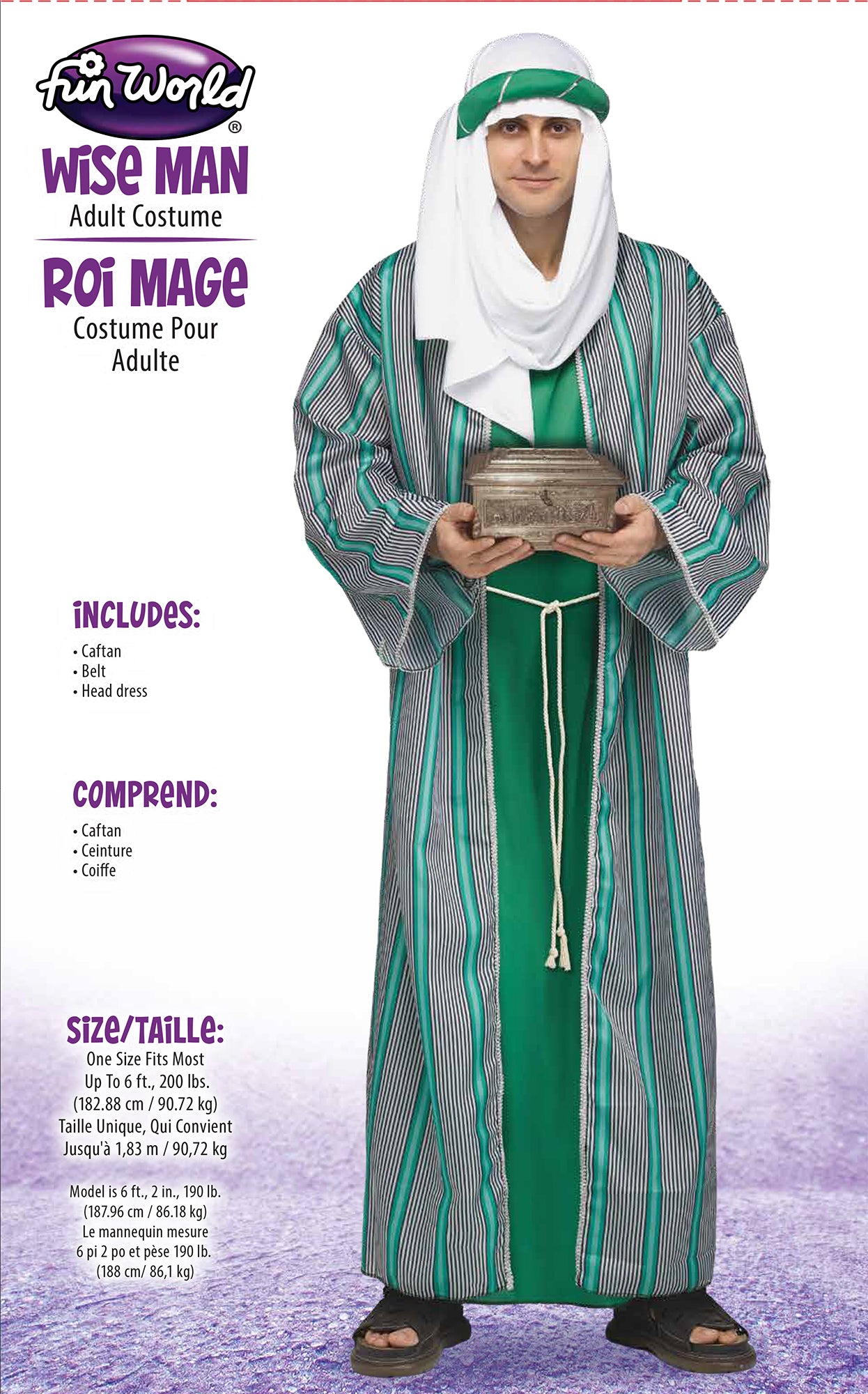 Green Wise Man - Adult Costume