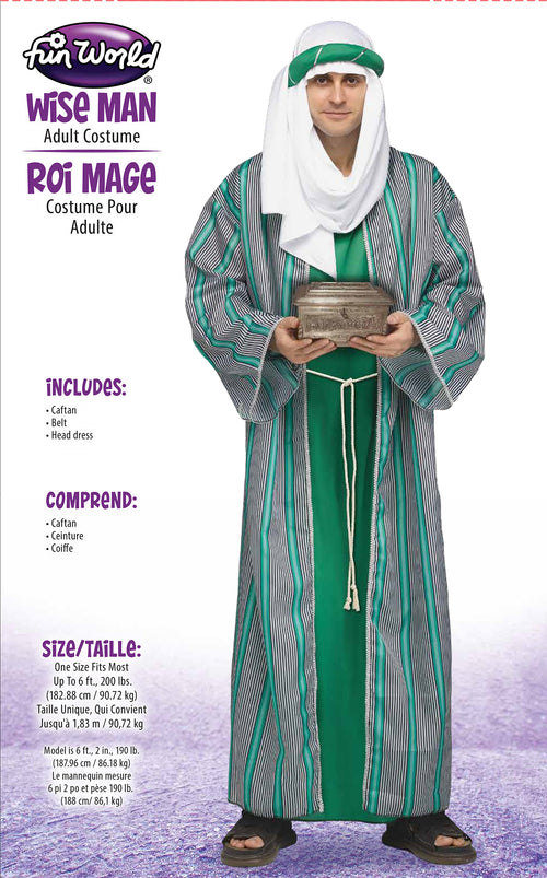 Green Wise Man - Adult Costume