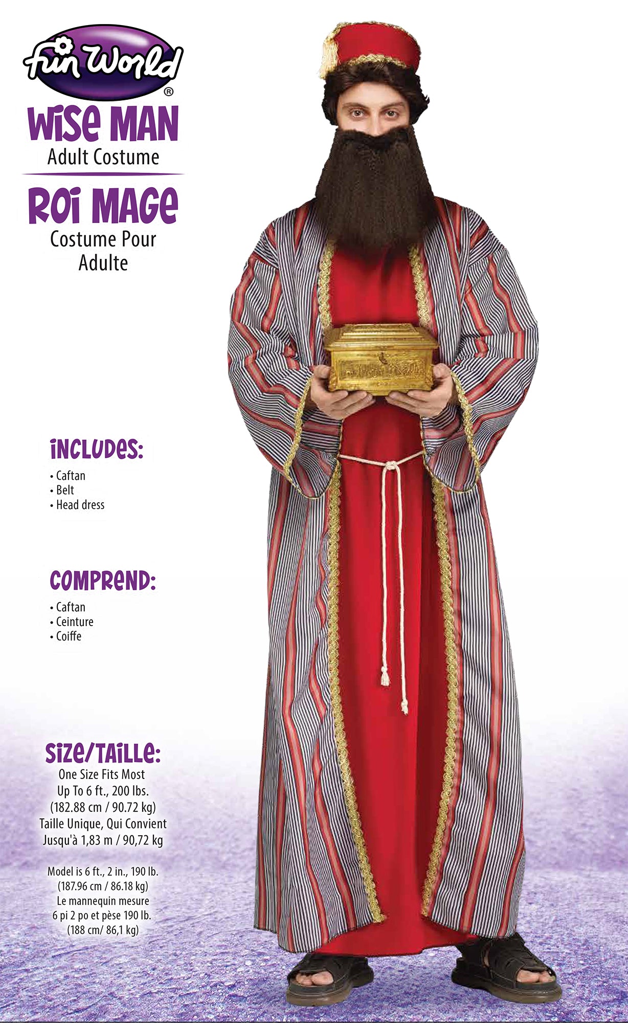 Red Wise Man - Adult Costume