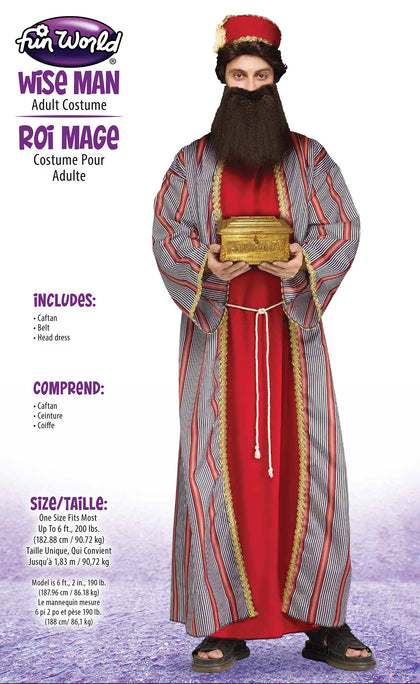 Red Wise Man - Adult Costume