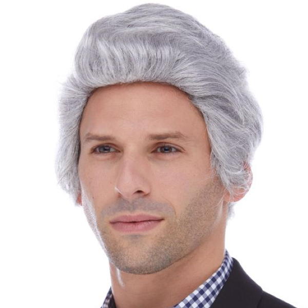 grey men's wig