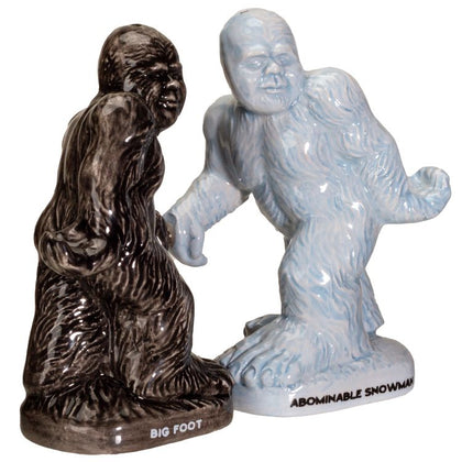 BIG FOOT & YETI SALT AND PEPPER SHAKER SET