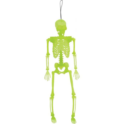 14" Glow in the Dark Posable Skeleton