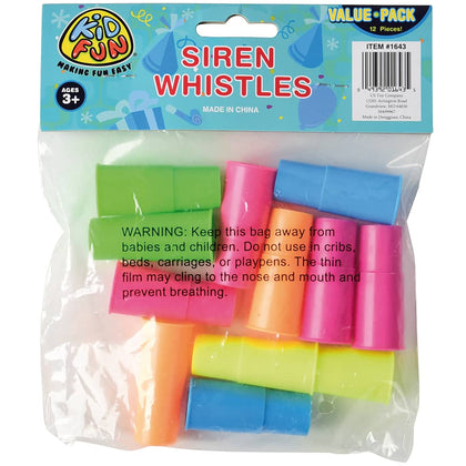 Siren Whistles 12 Pcs.