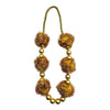 Gold Tinsel 100mm 30mm Spacers Bead 1pc