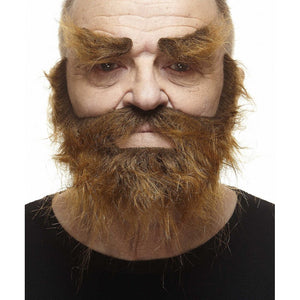 Trapper Fake Mustache Beard and Eyebrows