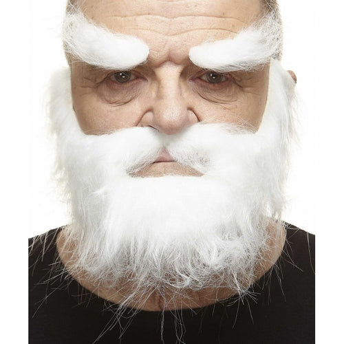 Trapper Fake Mustache Beard and Eyebrows