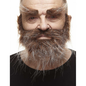 Trapper Fake Mustache Beard and Eyebrows