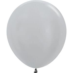 18" METALLIC SILVER - 6 CT