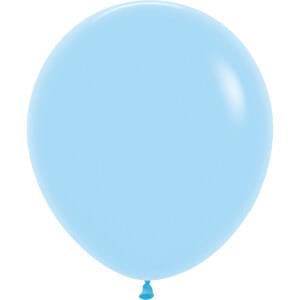 18" PASTEL MATTE BLUE - 6 CT