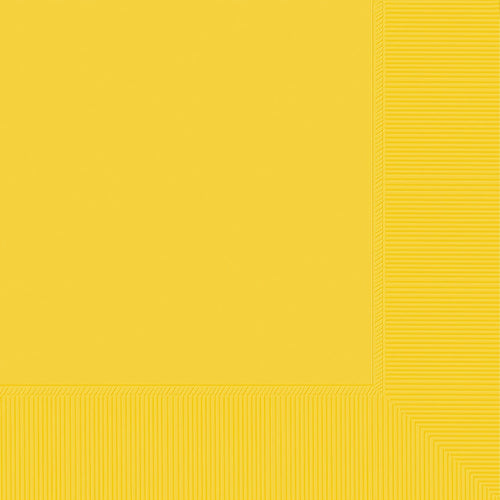 Sunshine Yellow Beverage Napkins 40ct | Solids