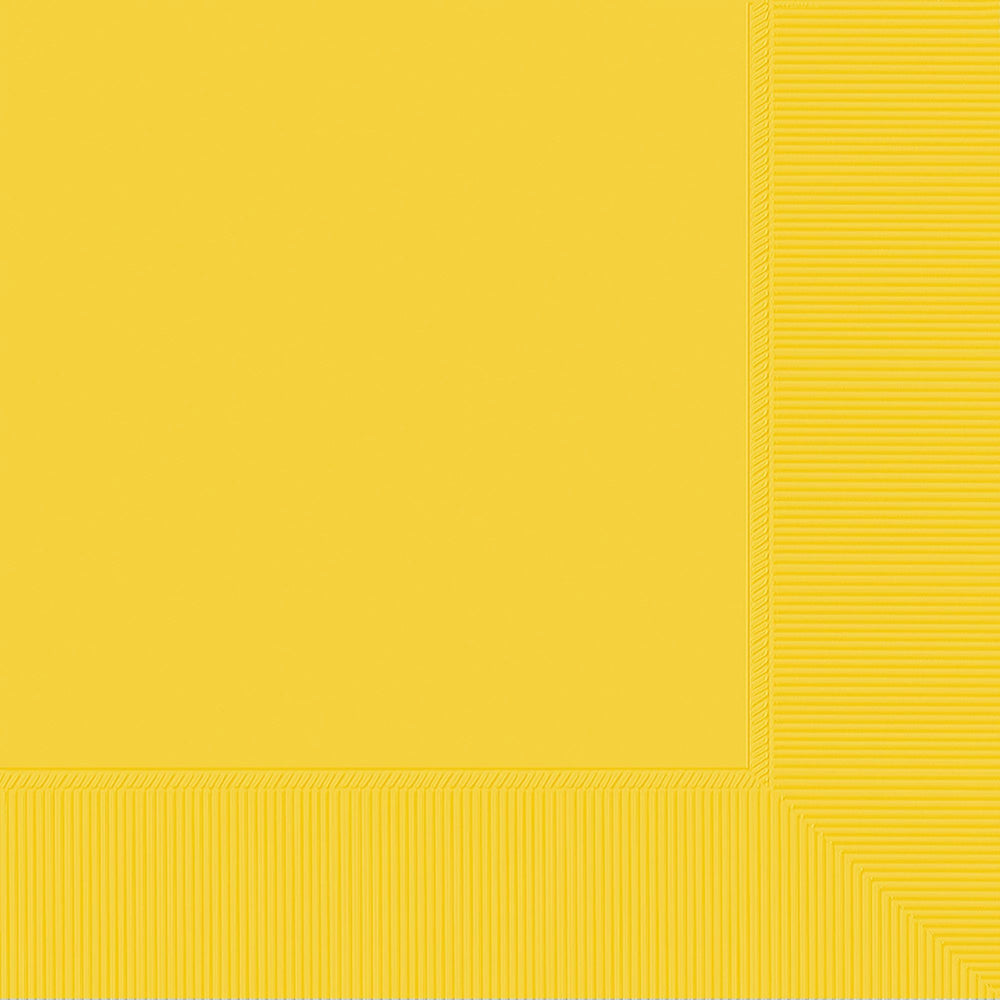 Sunshine Yellow Paper Luncheon Napkins 40ct | Solids