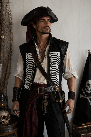 Military Uniform Vest | White