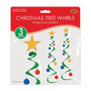 Christmas Tree Whirls 3ct