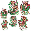 Vintage Christmas Reindeer Cutouts